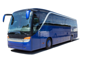 blue bus